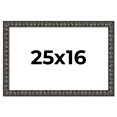 thumbnail image 1 of 25x16 Frame Black-Brown Medieval Solid Wood Picture Frame | 1.5 Inch Moulding Width | Gotham, 1 of 8