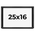 thumbnail image 1 of 25x16 Frame Black Charcoal Grey Wood Textured Picture Frame | 0.75 Inch Moulding Width | Gunmetal, 1 of 8