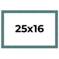 thumbnail image 1 of 25x16 Frame Blue Rustic Barnwood Solid Wood Picture Frame Width 1.25 Inches | Interior Depth 0.5, 1 of 8