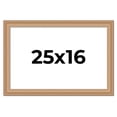 thumbnail image 1 of 25x16 Frame Charleston Honey Brown Solid Wood Picture Frame Width 1.75 Inches | Interior Depth 0.5, 1 of 8