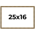 thumbnail image 1 of 25x16 Frame Gold Kingsley Distressed Solid Wood Picture Frame Width 0.75 Inches | Interior Frame, 1 of 8