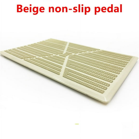 25x16cm Beige PVC Car Floor Carpet Antiskid Sheet Pad Foot Mat Pedal Patch Cover