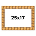 thumbnail image 1 of 25x17 Frame Beige Real Wood Picture Frame Width 3 inches | Interior Frame Depth 0.5 inches |, 1 of 8