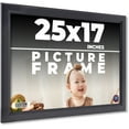 thumbnail image 1 of 25x17 Frame Black Passaggi Solid Wood Picture Frame Width 1.5 Inches | Interior Depth 0.5 Inches |, 1 of 8
