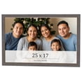 thumbnail image 1 of 25x17 Frame Blue Kingsley Pewter Solid Wood Picture Frame Width 0.75 Inches |Interior Depth 0.5, 1 of 8