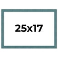 thumbnail image 1 of 25x17 Frame Blue Rustic Barnwood Solid Wood Picture Frame Width 1.25 Inches | Interior Depth 0.5, 1 of 8
