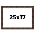 thumbnail image 1 of 25x17 Frame Brown Burl Real Wood Picture Frame Width 1.625 Inches | Interior Frame Depth 0.5 Inches, 1 of 8
