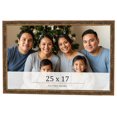 thumbnail image 1 of 25x17 Frame Gold Kingsley Distressed Solid Wood Picture Frame Width 0.75 Inches | Interior Frame, 1 of 8