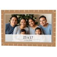thumbnail image 1 of 25x17 Frame Gold Real Wood Picture Frame Width 1.5 inches | Interior Frame Depth 0.5 inches |, 1 of 8