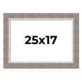 thumbnail image 1 of 25x17 Frame Grey Real Wood Picture Frame Width 2.75 Inches | Interior Frame Depth 0.5 Inches |, 1 of 8