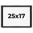 thumbnail image 1 of 25x17 Shadow Box Frame Grey Charcoal Black | 0.875 Inches Deep | Wood Shadowbox Display Frame | UV, 1 of 8
