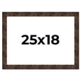 thumbnail image 1 of 25x18 Frame Brown Burl Real Wood Picture Frame Width 1.625 Inches | Interior Frame Depth 0.5 Inches, 1 of 8
