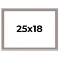 thumbnail image 1 of 25x18 Frame Grey Real Wood Picture Frame Width 1.25 inches | Interior Frame Depth 0.5 inches | Hans, 1 of 8