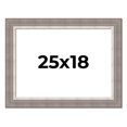 thumbnail image 1 of 25x18 Frame Grey Real Wood Picture Frame Width 2.75 Inches | Interior Frame Depth 0.5 Inches |, 1 of 8