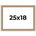 thumbnail image 1 of 25x18 Frame Silver Real Wood Picture Frame Width 1.5 inches | Interior Frame Depth 0.5 inches |, 1 of 8