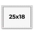 thumbnail image 1 of 25x18 Shadow Box Frame Silver | 1.625 Inches Deep Real Wood Contemporary Shadowbox Display Frame |, 1 of 7