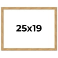 thumbnail image 1 of 25x19 Frame Beige Real Wood Picture Frame Width 1.25 inches | Interior Frame Depth 0.5 inches |, 1 of 8