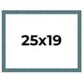 thumbnail image 1 of 25x19 Frame Blue Rustic Barnwood Solid Wood Picture Frame Width 1.25 Inches | Interior Depth 0.5, 1 of 8