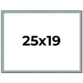 thumbnail image 1 of 25x19 Frame Blue Scuffed Farm Board Solid Wood Picture Frame Width 0.75 Inches | Interior Depth 0.5, 1 of 8