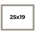 thumbnail image 1 of 25x19 Frame Grey Real Wood Picture Frame Width 1.25 inches | Interior Frame Depth 0.5 inches | Hans, 1 of 8