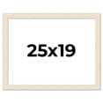 thumbnail image 1 of 25x19 Frame White Real Wood Picture Frame Width 1.5 inches | Interior Frame Depth 0.5 inches | Barn, 1 of 8