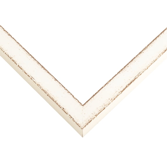 25x19 Shadow Box Frame White | 1.125 inches Deep Real Wood Distressed Shadowbox Display Frame | UV
