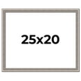 thumbnail image 1 of 25x20 Frame Grey Real Wood Picture Frame Width 1.25 inches | Interior Frame Depth 0.5 inches | Hans, 1 of 8