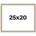 thumbnail image 1 of 25x20 Frame Grey Solid Wood Picture Frame Width 1 Inches | Interior Frame Depth 0.5 Inches |, 1 of 8