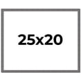 thumbnail image 1 of 25x20 Frame Slate Blue Distressed Rustic Solid Wood Picture Frame | 0.75 Inch Moulding Width |, 1 of 8