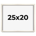 thumbnail image 1 of 25x20 Frame White Wheat Solid Wood Picture Frame | Moulding Width 0.75 Inches | Interior Depth 0.5, 1 of 8