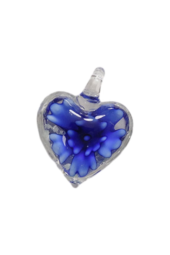25x20mm Small Glass Love Heart Charm Pendants For Jewelry Making Accessories Parts Handmade Necklace Handicraft