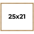 thumbnail image 1 of 25x21 Frame Beaded Gold Solid Wood Picture Frame | 0.75 Inches Moulding Width | Liscio Oro, 1 of 8