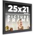 thumbnail image 1 of 25x21 Frame Black Passaggi Solid Wood Picture Frame Width 1.5 Inches | Interior Depth 0.5 Inches |, 1 of 8