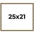 thumbnail image 1 of 25x21 Frame Gold Kingsley Distressed Solid Wood Picture Frame Width 0.75 Inches | Interior Frame, 1 of 8