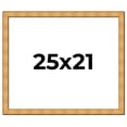 thumbnail image 1 of 25x21 Frame Gold Rustic Solid Wood Picture Frame | 1.25 Inch Wide Moulding | Rustique Gold, 1 of 8