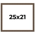 thumbnail image 1 of 25x21 Frame Golden Caramel Solid Wood Bronze Picture Frame | 1.25 Inch Moulding Width | 0.5 Inch, 1 of 8