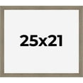 thumbnail image 1 of 25x21 Frame Gray Barnwood Rustic Solid Wood Picture Frame | 1.5 Inch Moulding Width | Includes UV, 1 of 8