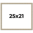 thumbnail image 1 of 25x21 Frame Grey Solid Wood Picture Frame Width 1 Inches | Interior Frame Depth 0.5 Inches |, 1 of 8