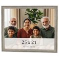 thumbnail image 1 of 25x21 Frame Grey Solid Wood Picture Frame Width 1 Inches | Interior Frame Depth 0.5 Inches |, 1 of 8