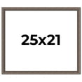 thumbnail image 1 of 25x21 Frame Silver Real Wood Picture Frame Width 1.25 Inches | Interior Frame Depth 0.5 Inches |, 1 of 8