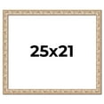 thumbnail image 1 of 25x21 Frame White Real Wood Picture Frame Width 1.5 inches | Interior Frame Depth 0.5 inches |, 1 of 8