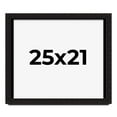 thumbnail image 1 of 25x21 Shadow Box Black Solid Wood Display Picture Frame | 1 Inch Rabbet Depth | | 1.375 Inch, 1 of 4