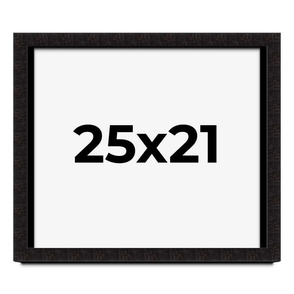 25x21 Shadow Box Black Solid Wood Display Picture Frame | 1 Inch Rabbet Depth | | 1.375 Inch
