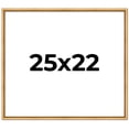 thumbnail image 1 of 25x22 Frame Beaded Gold Solid Wood Picture Frame | 0.75 Inches Moulding Width | Liscio Oro, 1 of 8