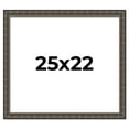 thumbnail image 1 of 25x22 Frame Black Bamboo Solid Wood Picture Frame Width 1.5 Inches | Interior Frame Depth 0.5, 1 of 8