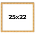 thumbnail image 1 of 25x22 Frame Gold Rustic Solid Wood Picture Frame | 1.25 Inch Wide Moulding | Rustique Gold, 1 of 8