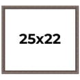 thumbnail image 1 of 25x22 Frame Silver Real Wood Picture Frame Width 1.25 Inches | Interior Frame Depth 0.5 Inches |, 1 of 8