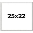 thumbnail image 1 of 25x22 Frame White Real Wood Picture Frame Width 0.75 inches | Interior Frame Depth 0.5 inches |, 1 of 8