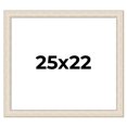 thumbnail image 1 of 25x22 Frame White Real Wood Picture Frame Width 1.75 inches | Interior Frame Depth 0.5 inches |, 1 of 8