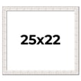 thumbnail image 1 of 25x22 Frame White Sonoma Rustic Wood Picture Frame | 1.5 Inch Moulding Width | Complete with UV, 1 of 7